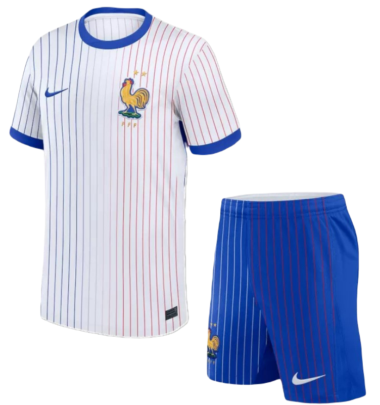 Koszulka reprezentacja Francja wyjazdowa away Kids EURO 2024