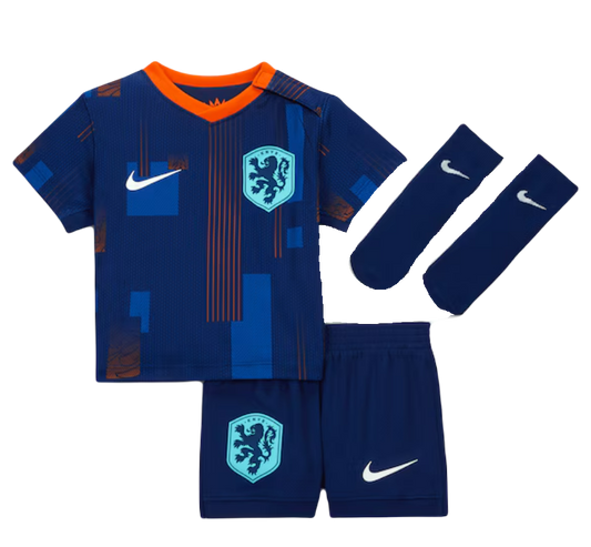 Koszulka reprezentacja Holandia wyjazdowa away Kids EURO 2024