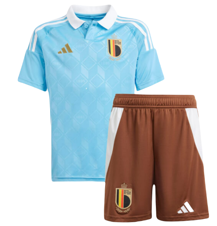 Koszulka reprezentacja Belgia wyjazdowa away Kids EURO 2024