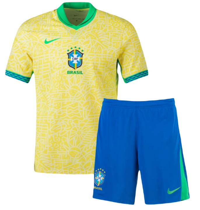 Koszulka reprezentacja Brazylia domowa home Kids Copa America 2024