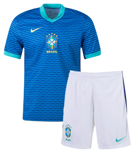 Koszulka reprezentacja Brazylia wyjazdowa away Kids Copa America 2024