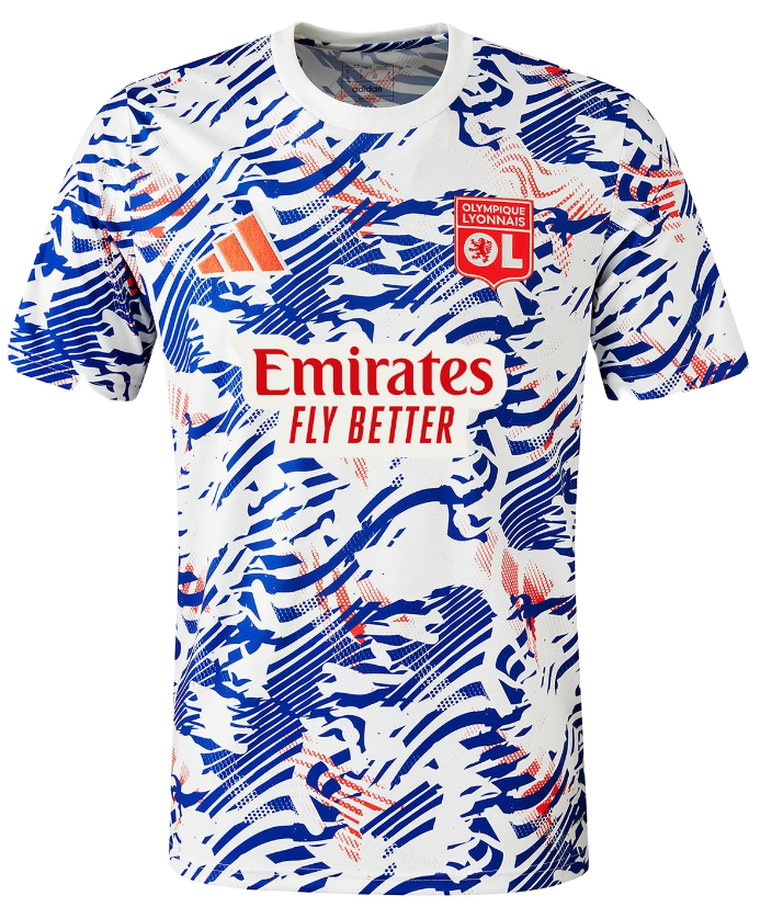 Koszulka Olympique Lyon 2024/2025 Przedmeczowa Pre Match